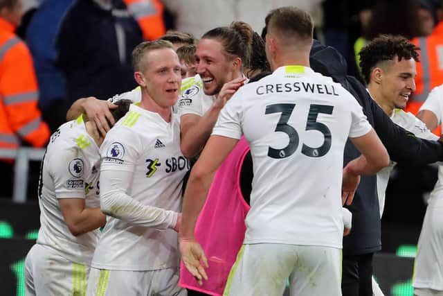 BIG MOMENT - Luke Ayling has proven Leeds United can turn to him for inspiration in the big moments. Pic: Getty