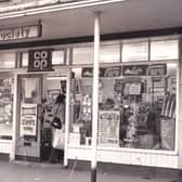 The Co-op supermarket at Cramner Bank in December 1975.