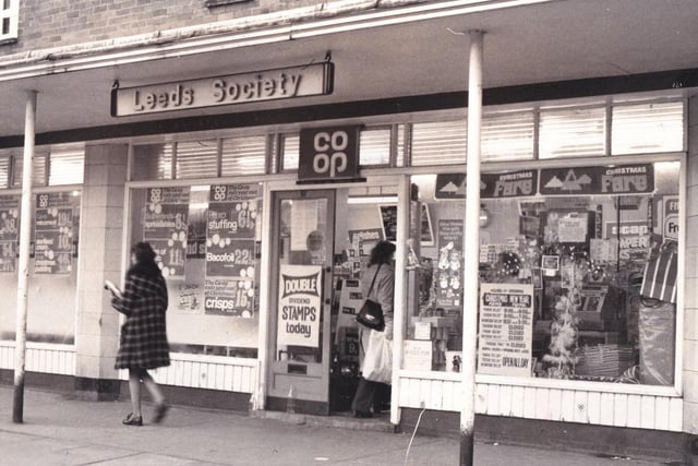 The Co-op supermarket at Cramner Bank in December 1975.