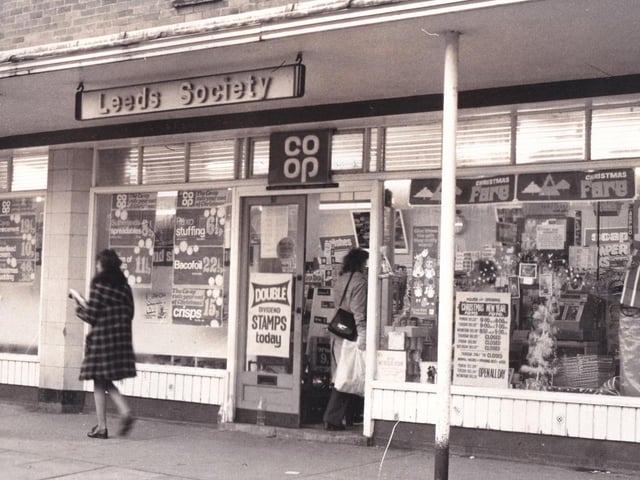 The Co-op supermarket at Cramner Bank in December 1975.