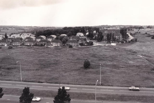 A view of part of the area between King Lane and the Ring Road in July 1979.