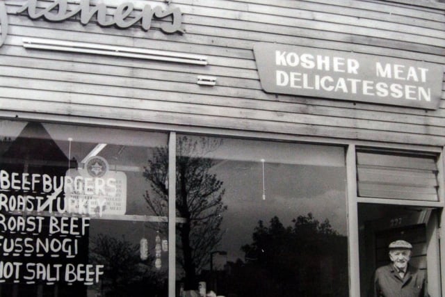 Fishers delicatessen's at Moortown pictured in 1970.