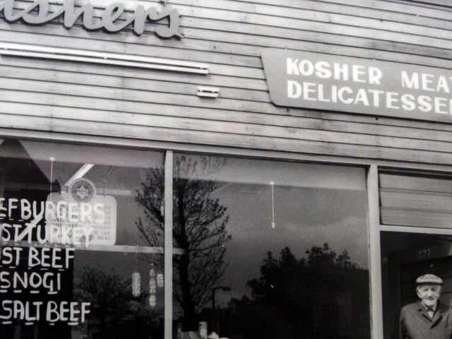 Fishers delicatessen's at Moortown pictured in 1970.