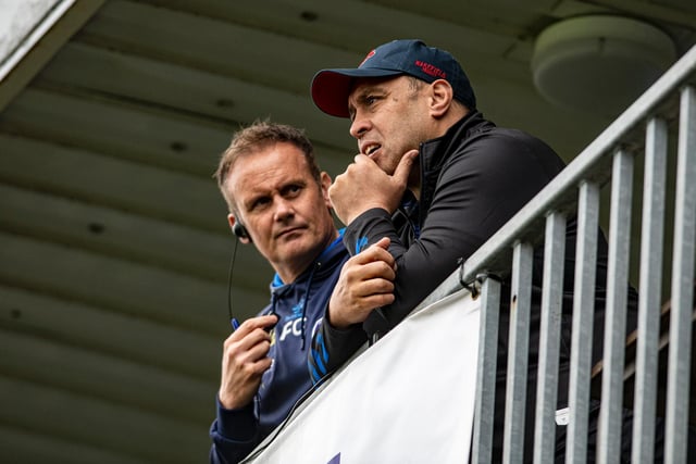 Wakefield coaches Willie Poching (right) and Francis Cummins have seen their side concede 68 penalties and concede the same number.