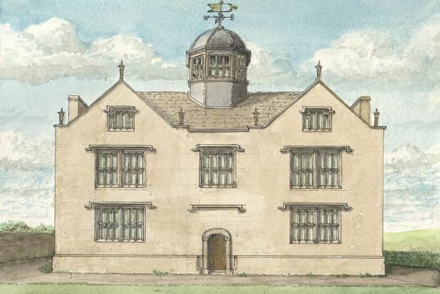 Hunslet Hall on Hunslet Hall Road in the mid-16th century.