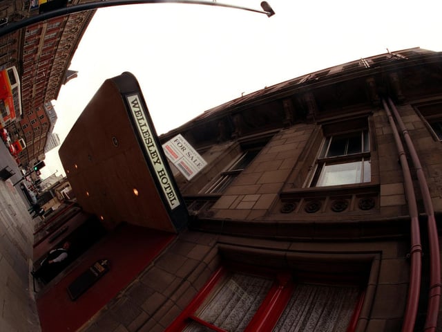 The Wellesley Hotel on Wellington Street was put up for sale.