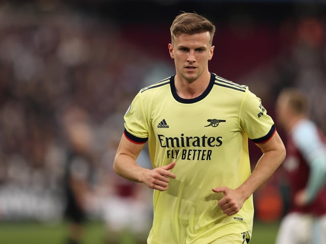 In the event Ben White misses out, stand-in central defender Rob Holding is likely to retain his place in Arsenal's starting XI this weekend (Photo by James Williamson - AMA/Getty Images)