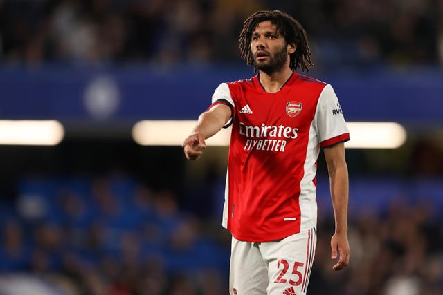 Egyptian international Mohamed Elneny did not feature at Elland Road earlier in the season, but in Thomas Partey's absence the distinctive midfielder is in line to start once again (Photo by James Williamson - AMA/Getty Images)