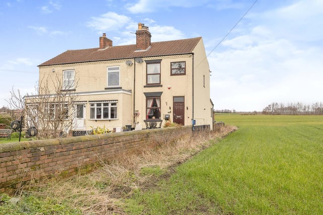 The property, which features stunning panoramic views of country side, is on sale at £225,000.