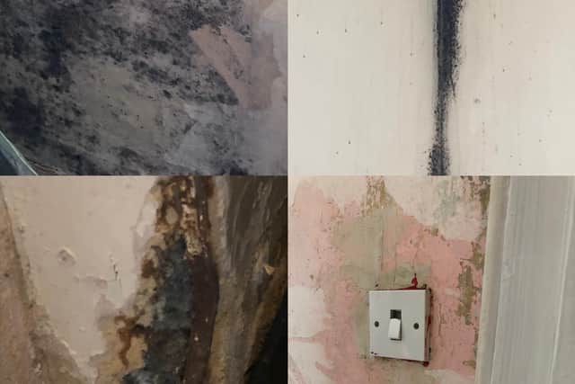 Joanne currently lives in an old Victorian house which has become damp and mouldy.