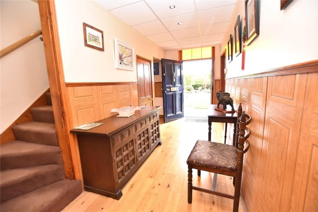 Also on this floor is another reception room, workshop room with W.C and from the kitchen is a secret door with stairs leading down to the basement cellar which will provide useful storage.