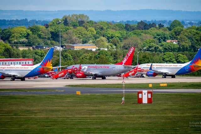 Holidaymakers took to social media in their numbers to criticise the airport. Picture: James Hardisty.