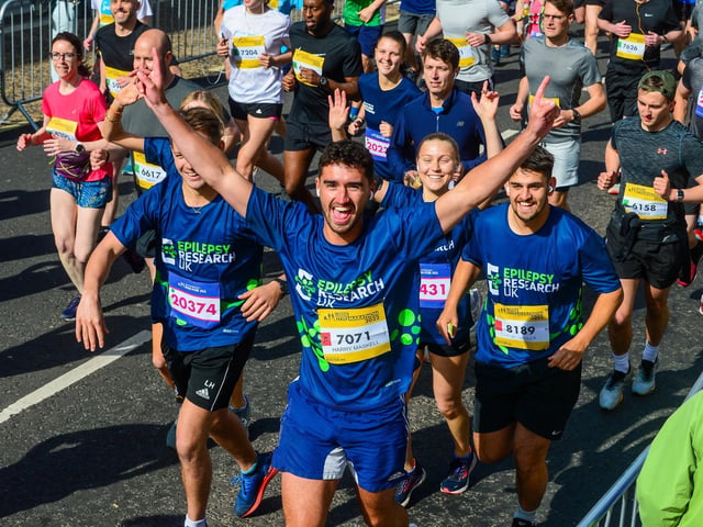 People were certainly enjoying a run in the Spring sunshine.