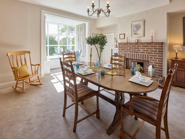 The dining room within Rose Cottage is thought to be the former site of the village post office.