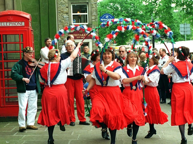 The Leeds Morris Mens' 47th annual tour of the Yorkshire Dales