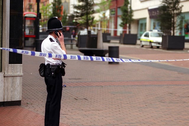 A bomb scare forced the evacuation of Briggate.