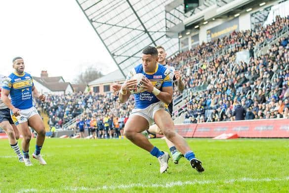 David Fusitu'a has not played since Rhinos' home loss to Hull in March. Picture by Allan McKenzie/SWpix.com.