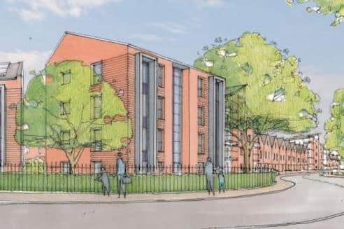 Artist impressions of how the new Leeds Meynell development will look.