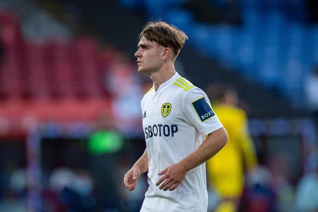 CHANCE: Leeds United head coach Jesse Marsch says he is ready to call on 19-year-old Lewis Bate during the Whites' relegation run-in (Photo by Sebastian Frej/MB Media/Getty Images)