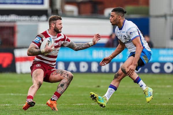 Zak Hardaker has not played since helping Wigan to a Challenge Cup win at Wakefield on April 10. Picture by Alex Whitehead/SWpix.com.