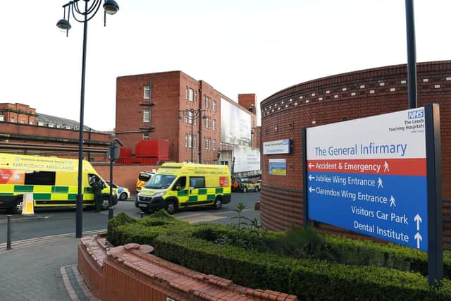 The attack took place at Leeds General Infirmary