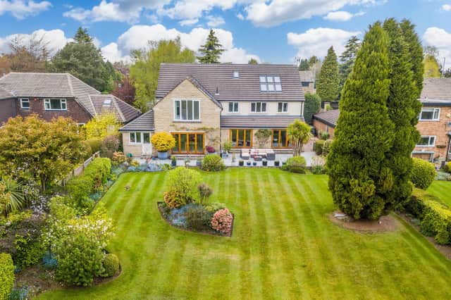 This stunning six-bedroom house is on Wigton Lane is on sale for offers over £1.6m.