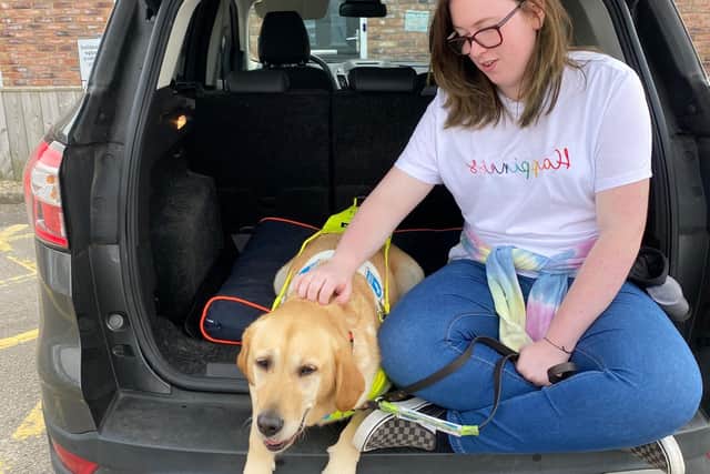 Lily has a guide dog named Zen.