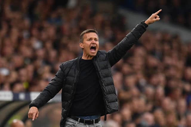 Leeds United manager Jesse Marsch. Pic: Oli Scarff.