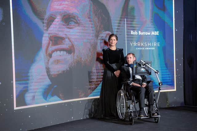 Lindsey Burrow and Rob Burrow MBE. PIC: Ant Robling/Robling Photography