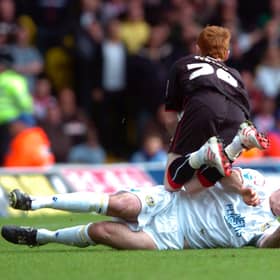 Enjoy these photo memories of Andy Hughes in action for Leeds United. PIC: Tony Johnson