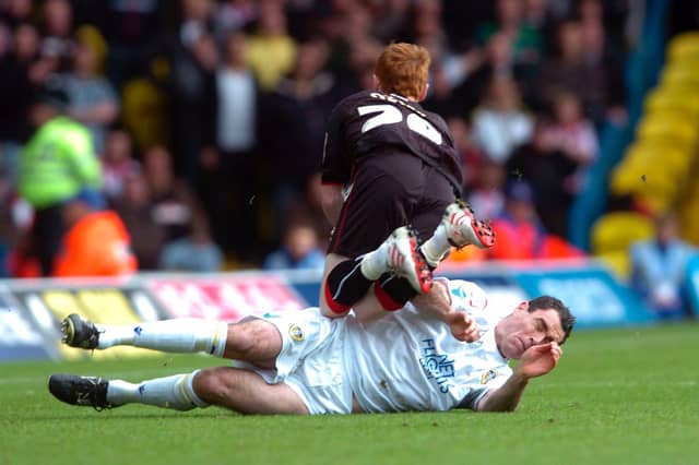Enjoy these photo memories of Andy Hughes in action for Leeds United. PIC: Tony Johnson