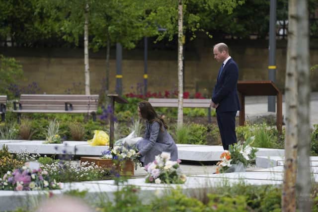 The duke called the city an "extraordinary place" which had refused to "look back in anger" but responded to hate with love. Picture: Jon Super-WPA Pool/Getty Images.