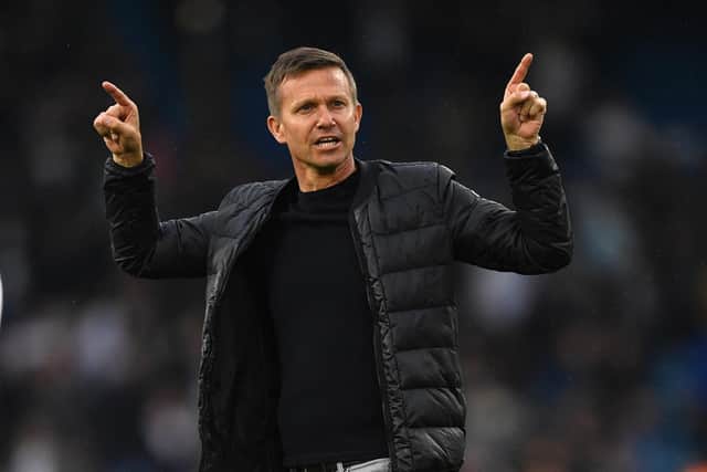 RELENTLESSLY POSITIVE - Jesse Marsch says Leeds United need positivity and togetherness as he tries to steer them out of relegation trouble. Pic: Getty
