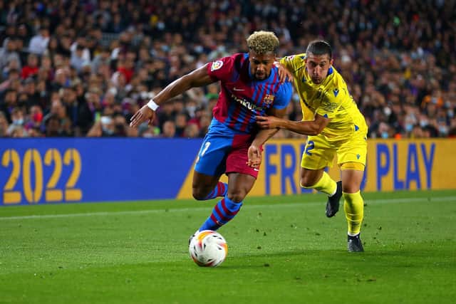 Barcelona loanee Adama Traore. Pic: Eric Alonso.