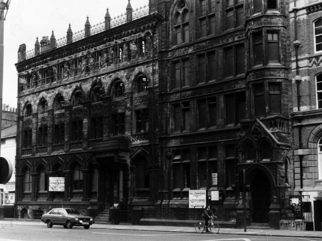 The new headquarters of textile firm of W.L Pawson and Sons in July 1980.
