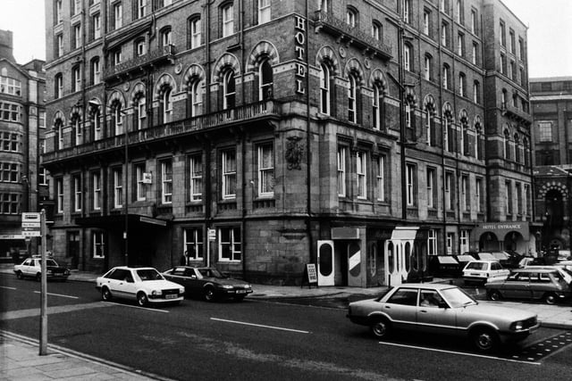 The Wellesley Hotel on Wellington Street in March 1985.