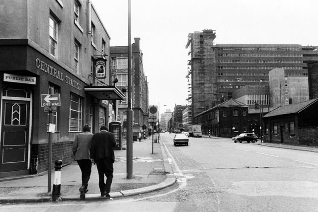 A view down Wellington Street in July 1974.