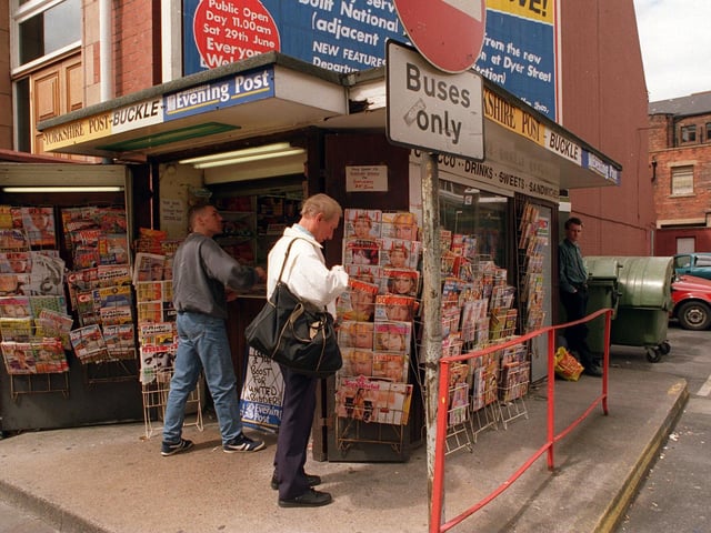 National Express kiosk,on Wellington Street was to shut down in June 1996.