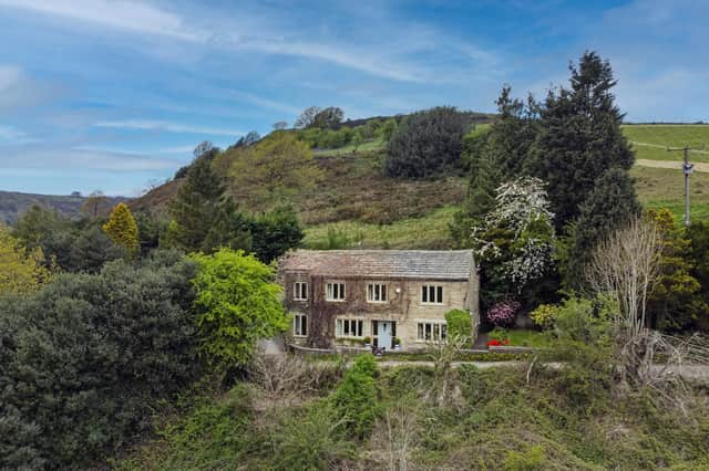 This elevated property overlooking the Shibden Valley is priced at £650,000.