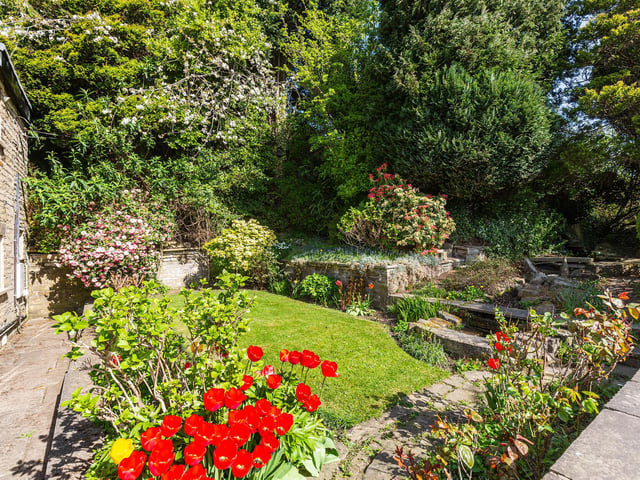 Surrounding gardens are full of interest, with vantage points to sit and look out over the valley.