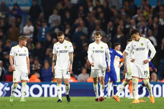 DEJECTED: Leeds lose 3-0 to Chelsea (Photo by Clive Brunskill/Getty Images)