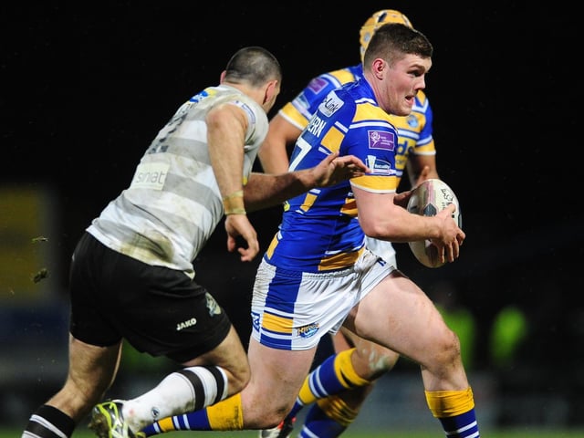 Now playing for Warrington Wolves, after a spell with Hull KR, the prop played five times as a substitute for Rhinos after graduating from the academy.