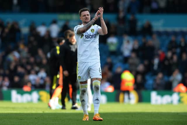 RALLY: From Leeds United captain Liam Cooper, above, pictured after last month's 1-1 draw against Southampton at Elland Road. Picture by Jonathan Gawthorpe.
