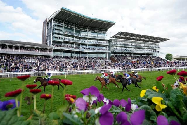 Impressive: Last Crusader ridden by Daniel Tudhope wins The British Stallion Studs EBF Westow Stakes at York. Picture: Tim Goode/PA Wire.