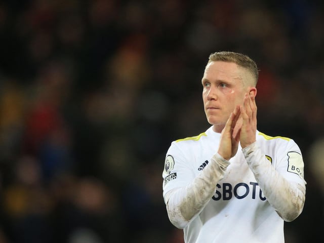 Forshaw will miss the remainder of this season with a fractured knee-cap, an injury he picked up in training (Photo by LINDSEY PARNABY/AFP via Getty Images)