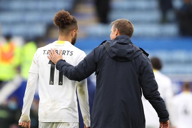 Welsh forward Tyler Roberts is confirmed to be missing for the rest of the season after undergoing surgery on a hamstring injury back in March (Photo by James Williamson - AMA/Getty Images)