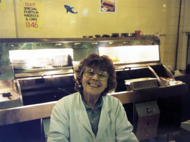 Norma McCall was retiring from Nash's fish and chip shop in April 2003.
