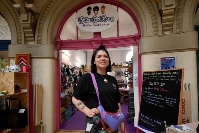 Melissa Blackwood is the founder of Roller Girl Gang, which has a shop inside the Corn Exchange (Photo: Simon Hulme)