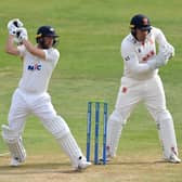 ENTERTAINER: Yorkshire's Adam Lyth of Yorkshire cuts through cover point against Essex at Chelmsford last week. Picture: Justin Setterfield/Getty Images