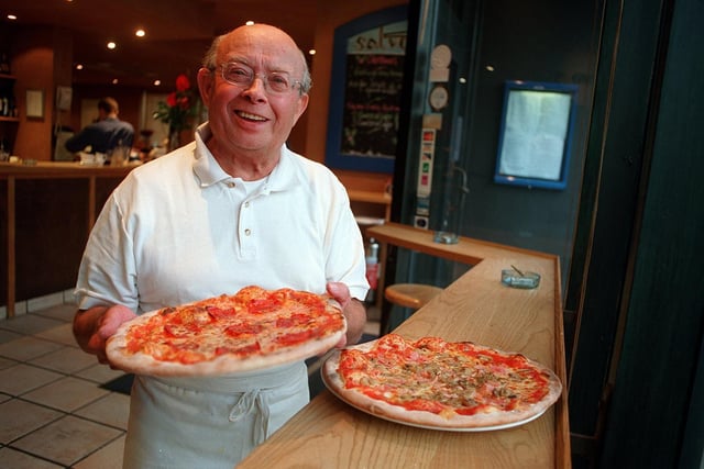 Remember Pinucio Falivene? The 72-year-old waAS still serving up the pizzas at Salvo's restaurant in Far Headingley in November 2001.